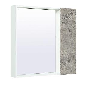 Зеркальный шкаф Runo серый бетон Манхэттен 75 (00-00001017)