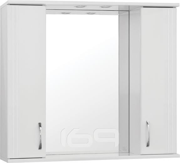 Купить зеркальный шкаф в ванную 90 см в интернет-магазине Mebel169