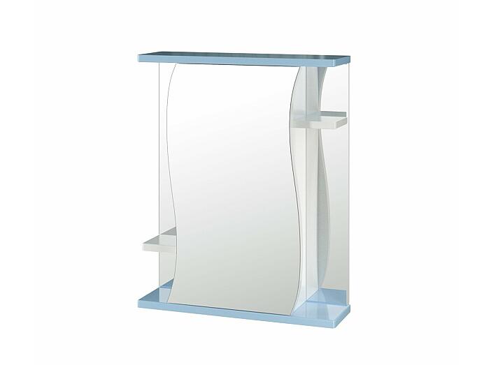 Зеркало-шкаф навесной без подсветки MIXLINE Венеция-60 голубой (525886)