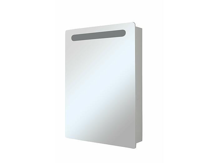 Зеркало-шкаф с подсветкой MIXLINE Стив-60 белый правый (536803)