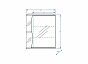 Зеркало-шкаф "Верея 60/С", правое