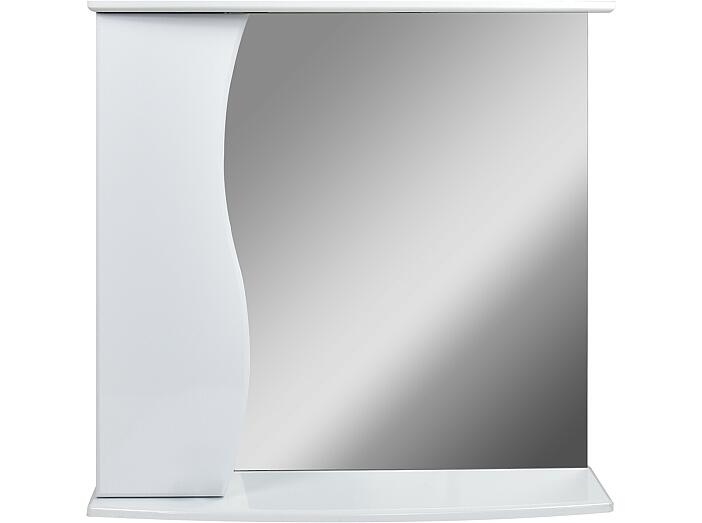 Зеркало-шкаф Волна 60 L,белый
