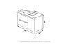 Тумба подвесная, белый, 100 см, Edifice, IDDIS