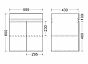 VELOUR 60 тумба подвесная под умывальник Next, белый глянец TOPPUS 9711.011