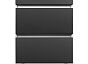 VELVET 60 тумба напольная под умывальник Quadro, графит матовый TOPPUS 9711.017