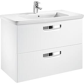 Тумба для раковины Roca The Gap 80 белый глянец