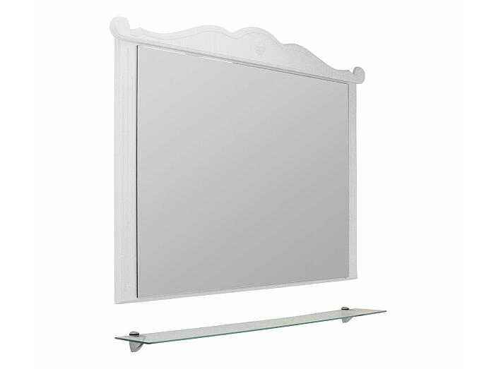 Зеркало без подсветки MIXLINE Прованс-105 белый ясень (536525)