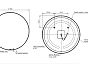 Зеркало ECLIPSE smart 100x100 в черной рамке
