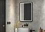 Зеркало "Enjoy Black Led" 600х800