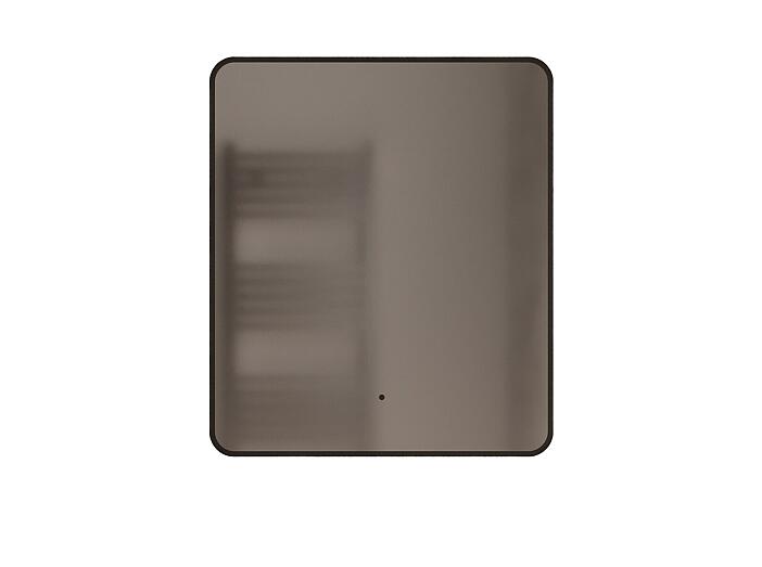 Зеркало MIXLINE "Инканто" 600*700 (ШВ) бесконтактный сенсор, светодиодная подсветка,черная окантовка (553343)