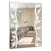 

Зеркало MIXLINE Ноктюрн с полкой, пескоструйный рисунок