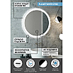 tumb 10 - Зеркало "Planet white Led" D 700 с бесконтактным сенсором