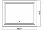 Зеркало с LED подсветкой Адель 1000х800