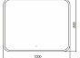 Зеркало с LED подсветкой Ева 1000х800 - 6