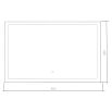 tumb 4 - Зеркало с LED-подсветкой TOPPUS VELOUR 80х60