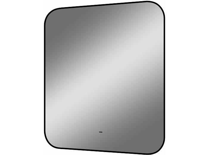 Зеркало "Torry Led" 600х700 с фоновой подсветкой, бесконтактным сенсором, черной окантовкой