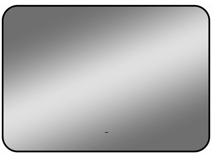 Зеркало "Torry Led" с фоновой подсветкой, бесконтактным сенсором, черной окантовкой 1000х700