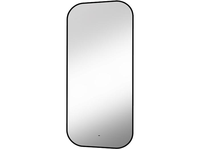Зеркало "Torry Led" с фоновой подсветкой, бесконтактным сенсором, черной окантовкой 600х1000