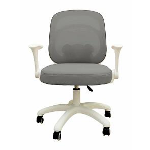 Кресло компьютерное детское Панда, серый