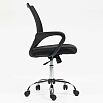 Офисное кресло Аура, ткань/сетка, черный
