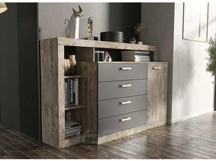 Ангара Комод (2УПК) (Графит/Дуб Юкон, Дуб Юкон)