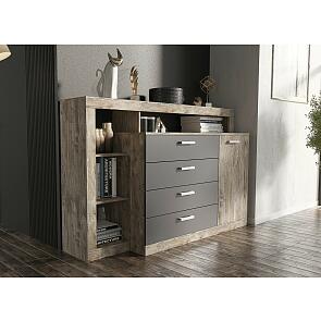 Ангара Комод (2УПК) (Графит/Дуб Юкон, Дуб Юкон)