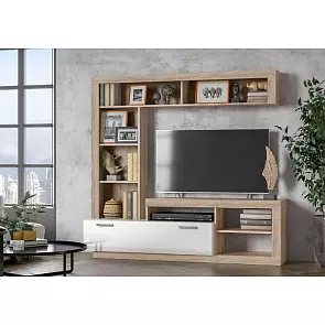 Ангара Центральная секция (Белый глянец, Сонома)