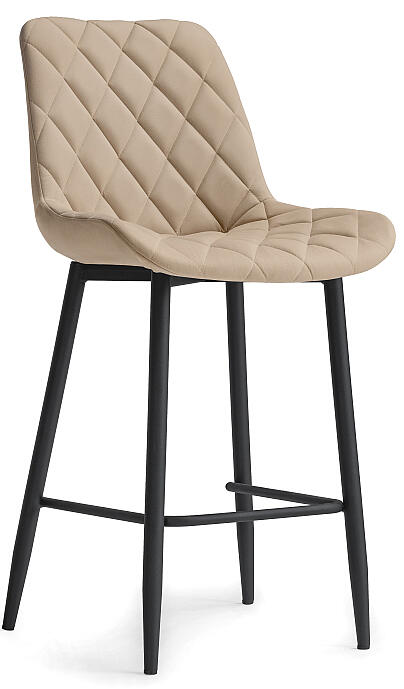 Барный стул Баодин БК бежевый черный 2990₽