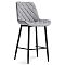 Барный стул  Баодин Б/К светло-серый / черный