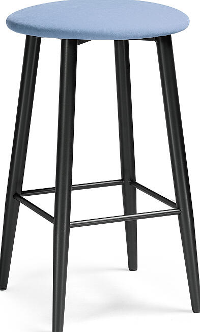 Барный стул Гангток катания дасти блю черный матовый 3480₽