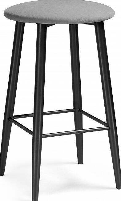 Барный стул Гангток катания сильвер черный матовый 3480₽