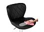 Барный стул Porch black / chrome