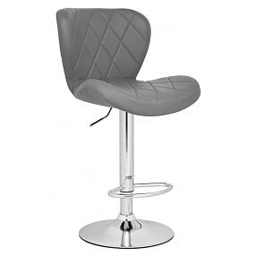 Барный стул Porch gray / chrome