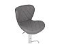 Барный стул Porch gray / chrome