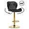 Барный стул Trio black / gold