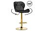 Барный стул Trio black / gold