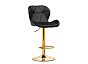 Барный стул Trio black / gold