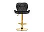 Барный стул Trio black / gold