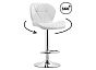 Барный стул Trio white / chrome
