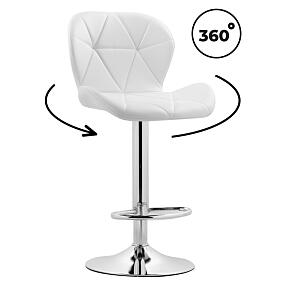 Барный стул Trio white / chrome