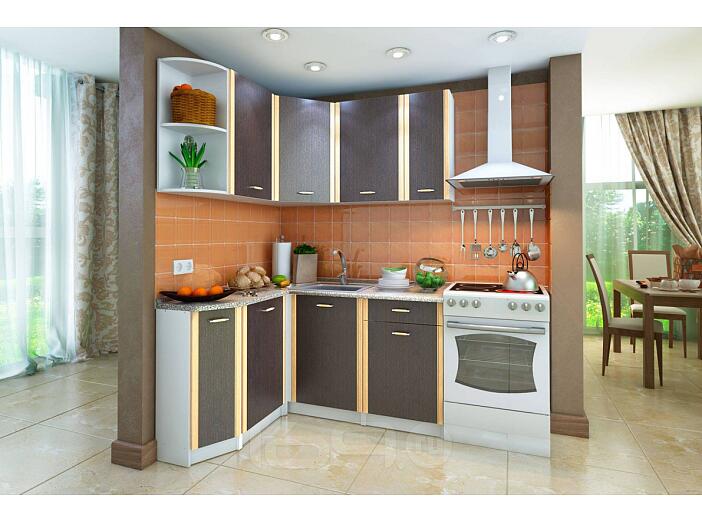 Бланка СТЛ.123.00 Кухонный гарнитур левый Белый/Венге