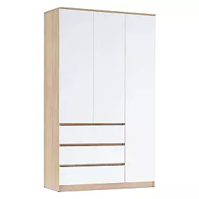 Челси Шкаф 1200 (Ш) (Белый глянец холодный, дуб сонома)