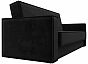 Диван-книжка куба велюр чёрный книжка, раскладной