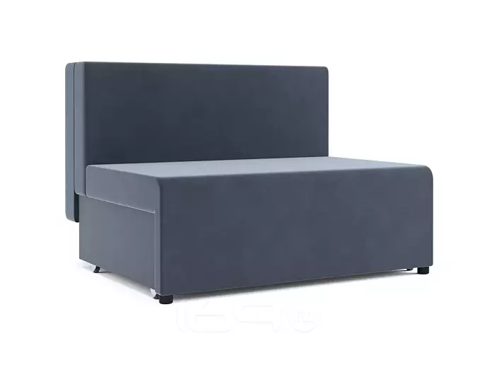 Диван-кровать Ассоль 3 (02) серый Велюр