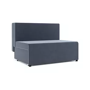 Диван-кровать Ассоль 3 (02) серый Велюр