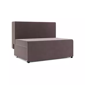 Диван-кровать Ассоль 3 (03) коричневый Велюр