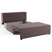 Диван-кровать Ассоль 3 (03) коричневый Велюр