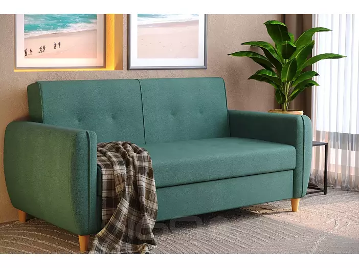 Диван-кровать Лайм (04) мятный велюр