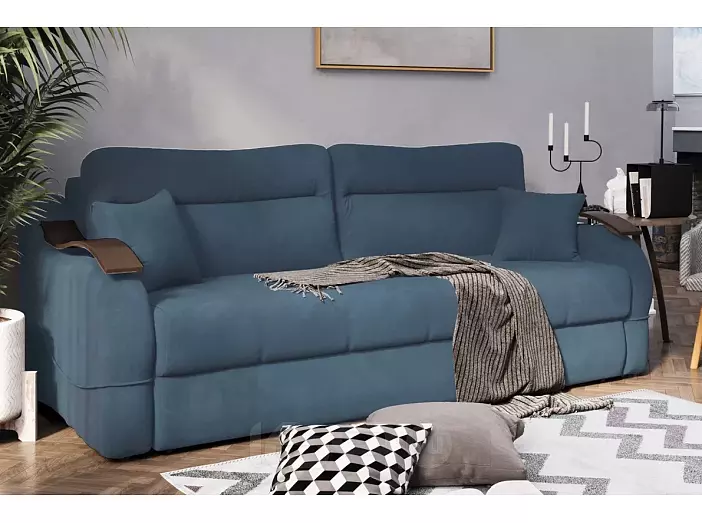 Диван-кровать Сицилия (03) океан Велюр