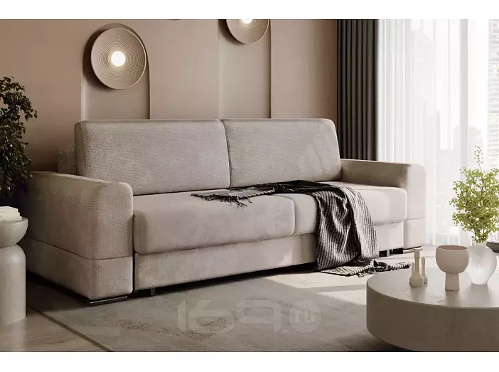 Диван-кровать Сиэтл (02) бежевый Шенилл
